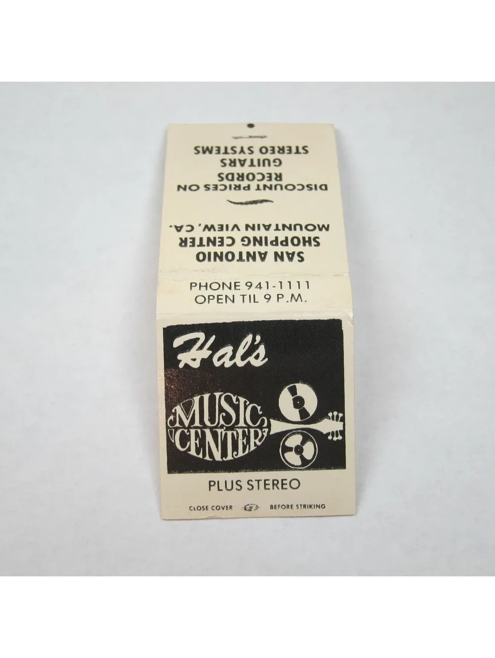 4 Matchbook Covers Pacific IBM Credit Union Hals Music Center Cupertino Sport CA